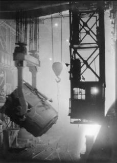 Margaret Bourke-White - Two Hundred Ton Ladle, Otis Steel Co.