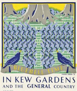 Margaret Calkin James - Bluebell Time In Kew Gardens