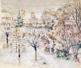 Margaret Fisher Prout , A.R.A., R.W.S., R.O.I. - Winter landscape