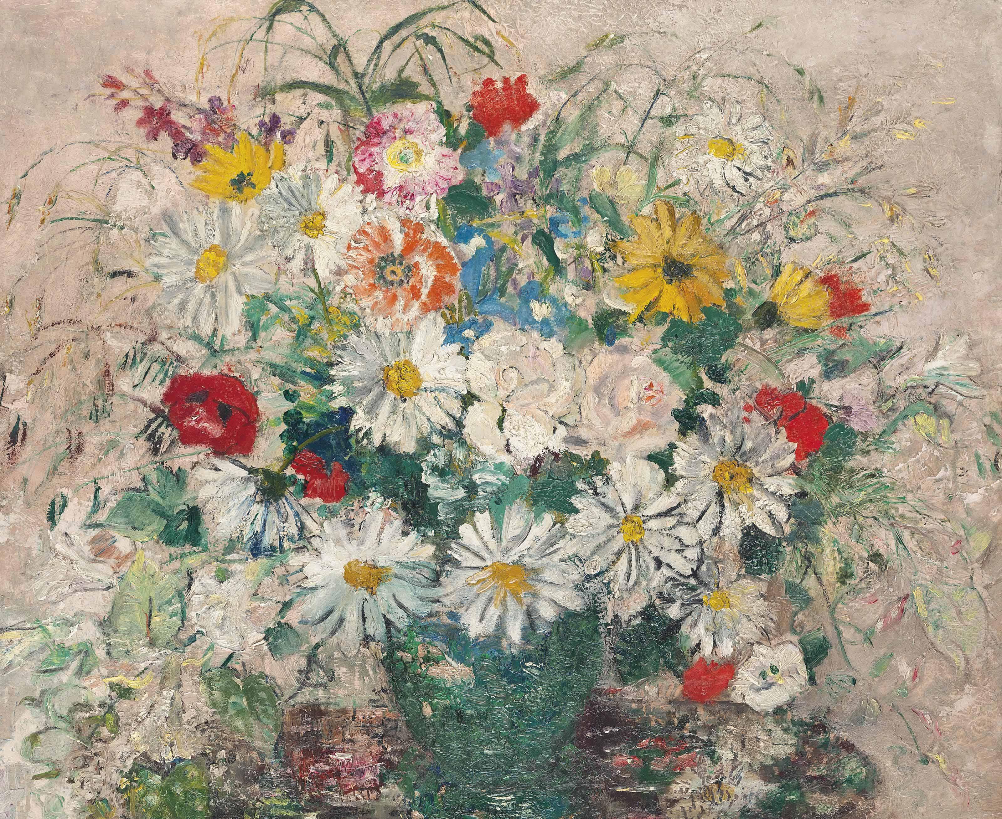 Margaret Fisher Prout, A.R.A., R.W.S. - Summer Flowers