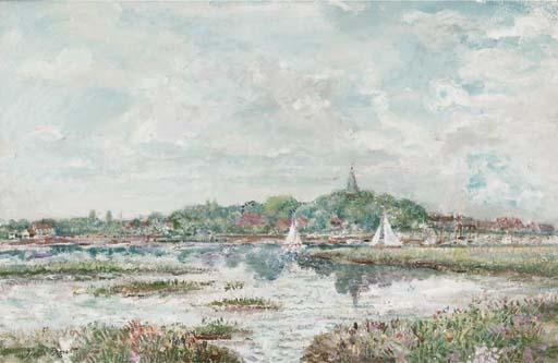Margaret Fisher Prout, A.R.A., R.W.S. - View of Bosham, West Sussex