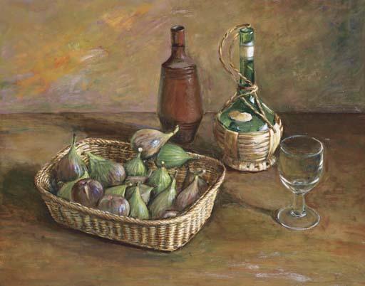 Margaret Hannah Olley - Still Life With Figs, Milton, Nsw