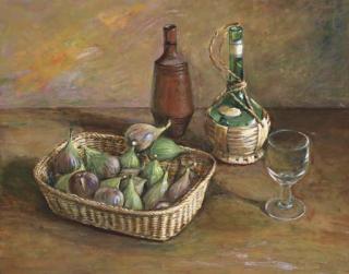 Margaret Hannah Olley - Still Life With Figs, Milton, Nsw