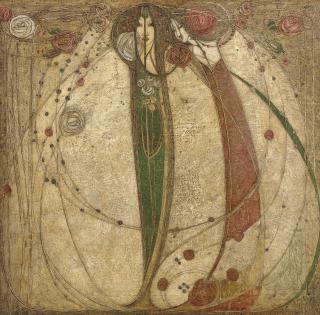 Margaret MacDonald Mackintosh - The White Rose and the Red Rose