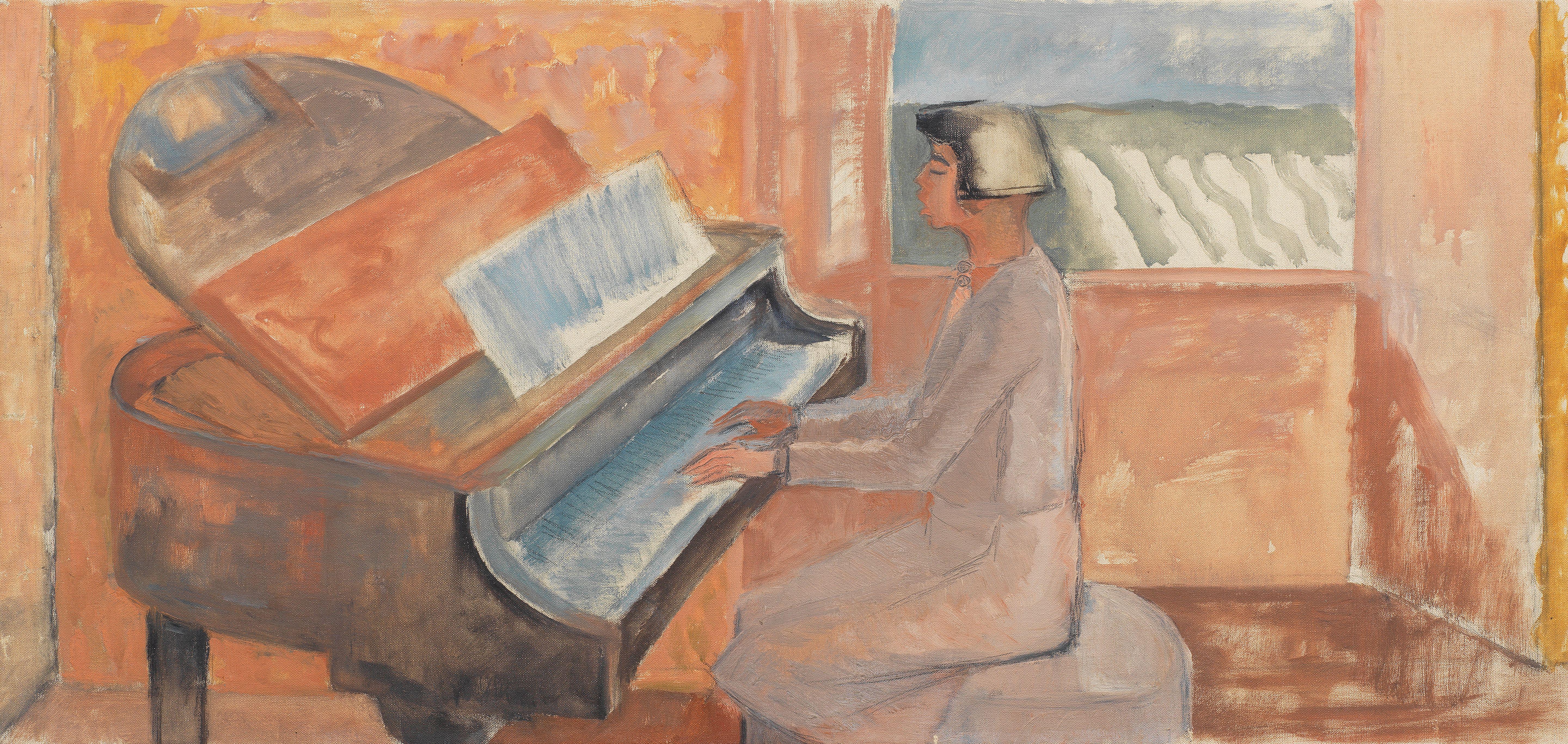 Margaret Mellis - Mother Playing Piano