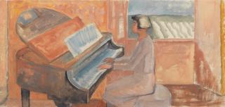 Margaret Mellis - Mother Playing Piano