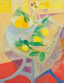 Margaret Mellis - Round Table and Lemons