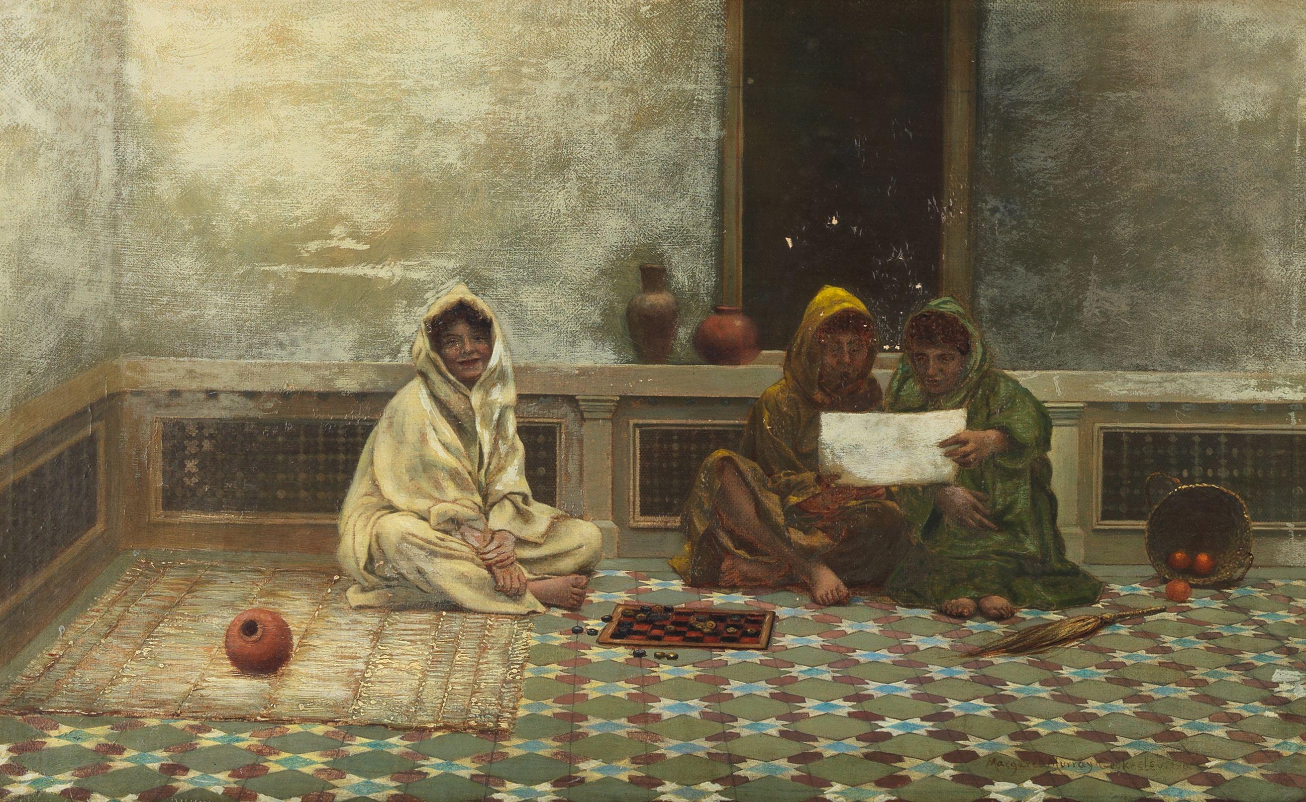 Margaret Murray Cookesley - A game of draughts