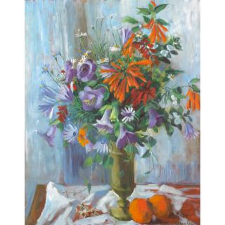 Margaret Olley - Australian Still Life With Oranges