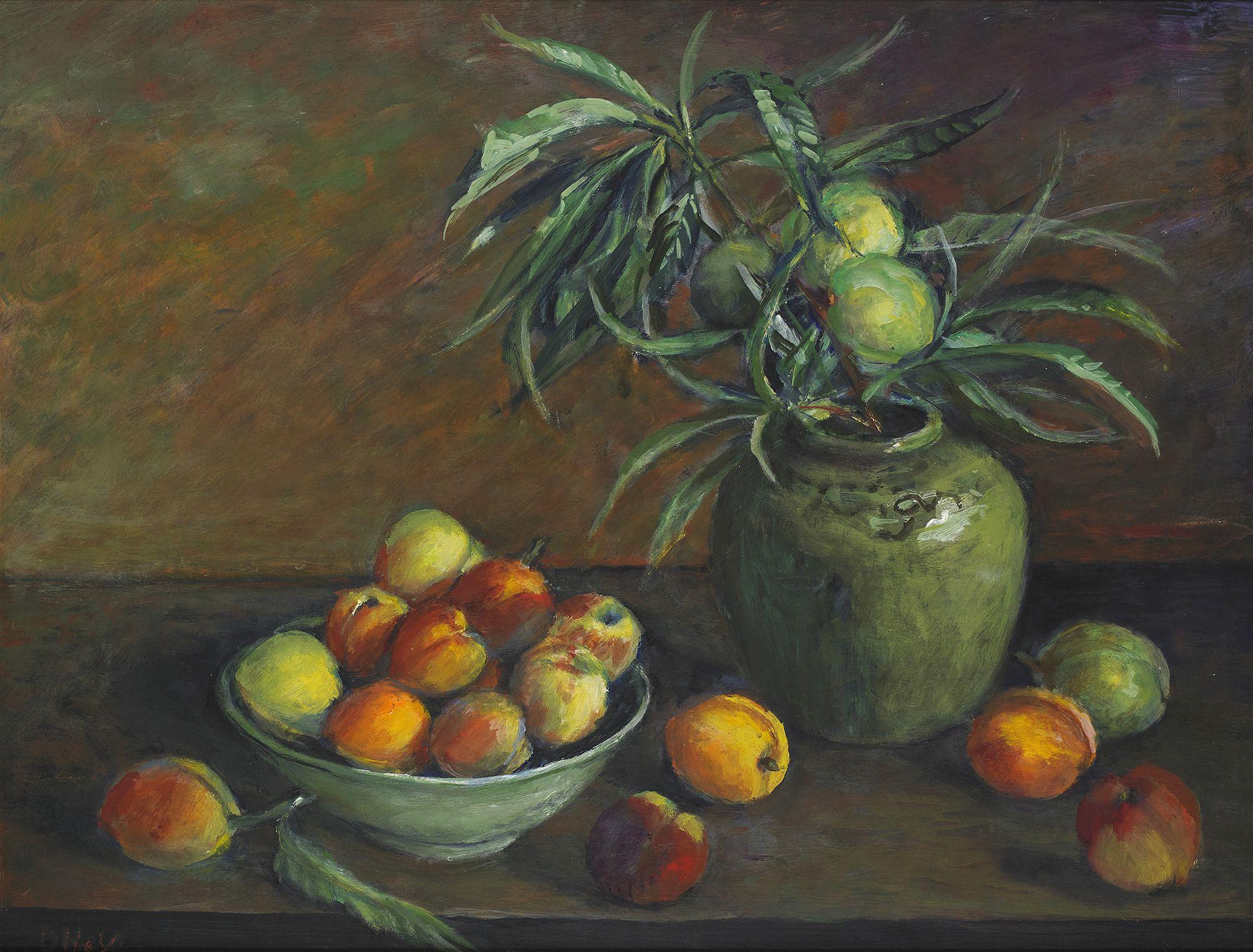 Margaret Olley - Peaches, c.1989
