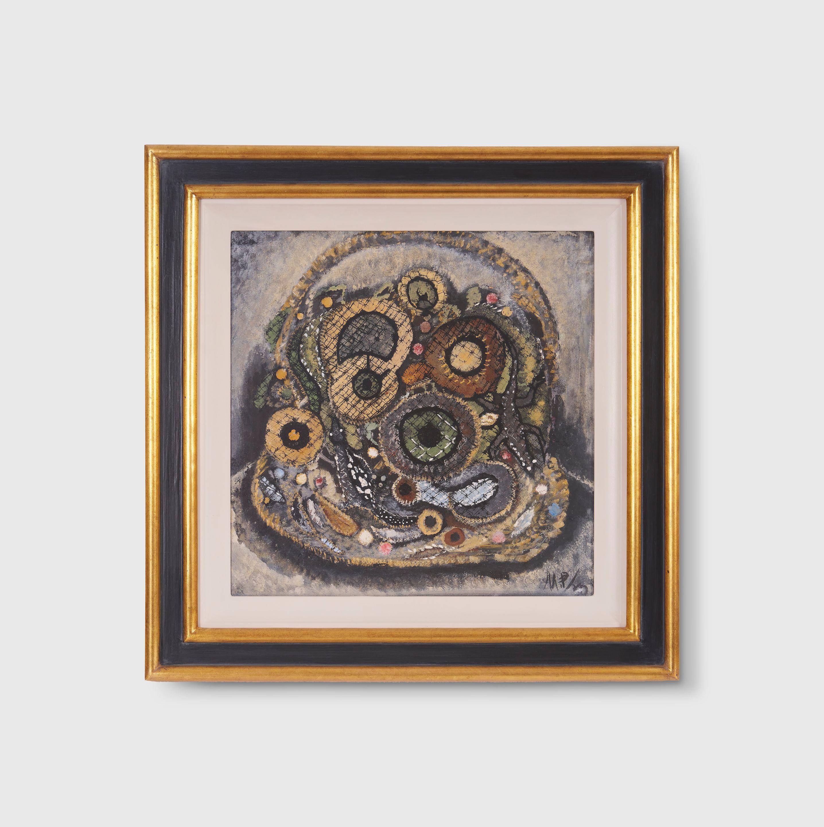 Margaret Preston - Aboriginal Fishing Basket and Fish, 1956