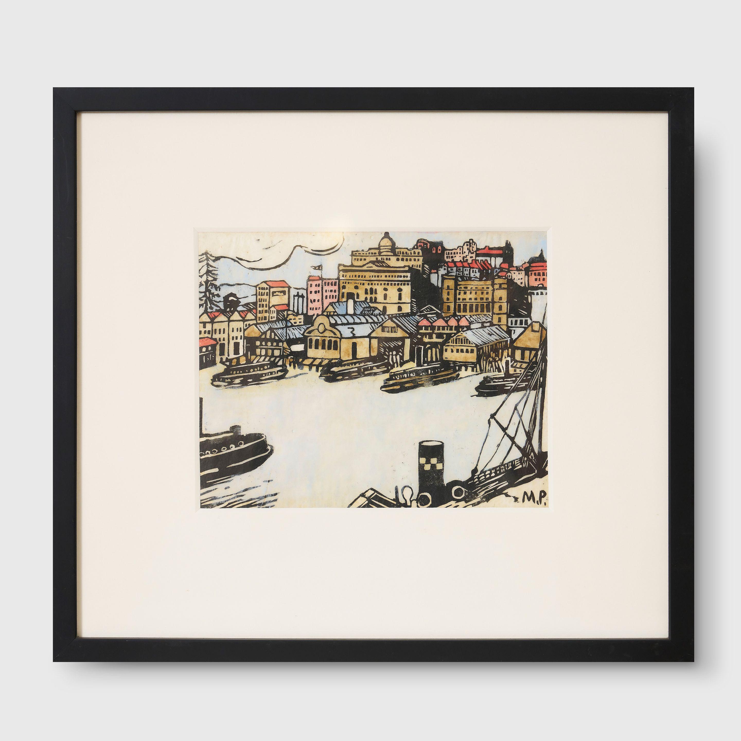 Margaret Preston - Circular Quay, c.1920