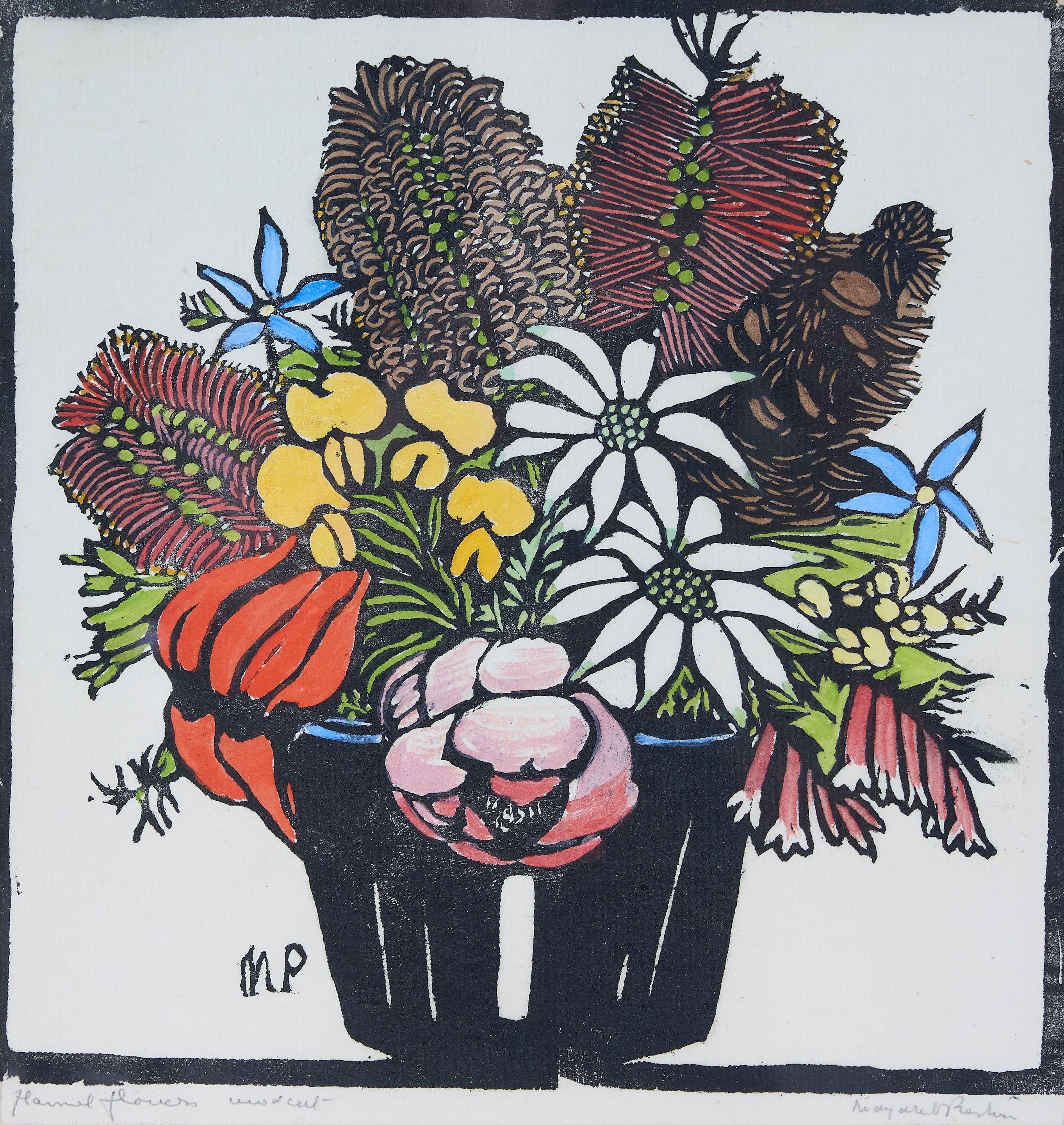 Margaret Preston - Flannel Flowers, c.1928