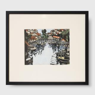 Margaret Preston - Mosman Bay Bridge, c.1920