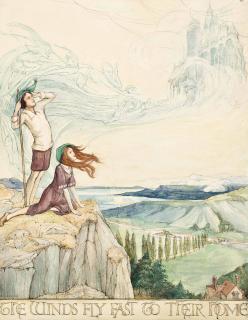 Margaret Rice Oxley - The winds fly fast to their home