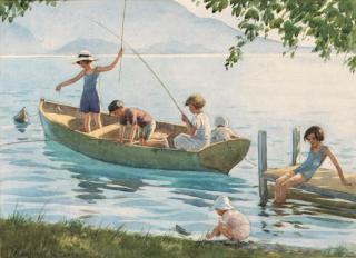 Margaret Tarrant - The Young Anglers