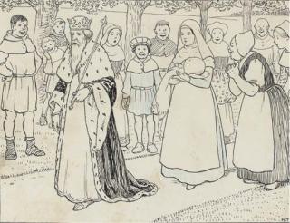 Margaret Winifred Tarrant - Adoring The Prince