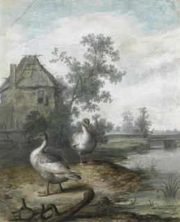 Margareta de Heer - Two Ducks In A Landscape