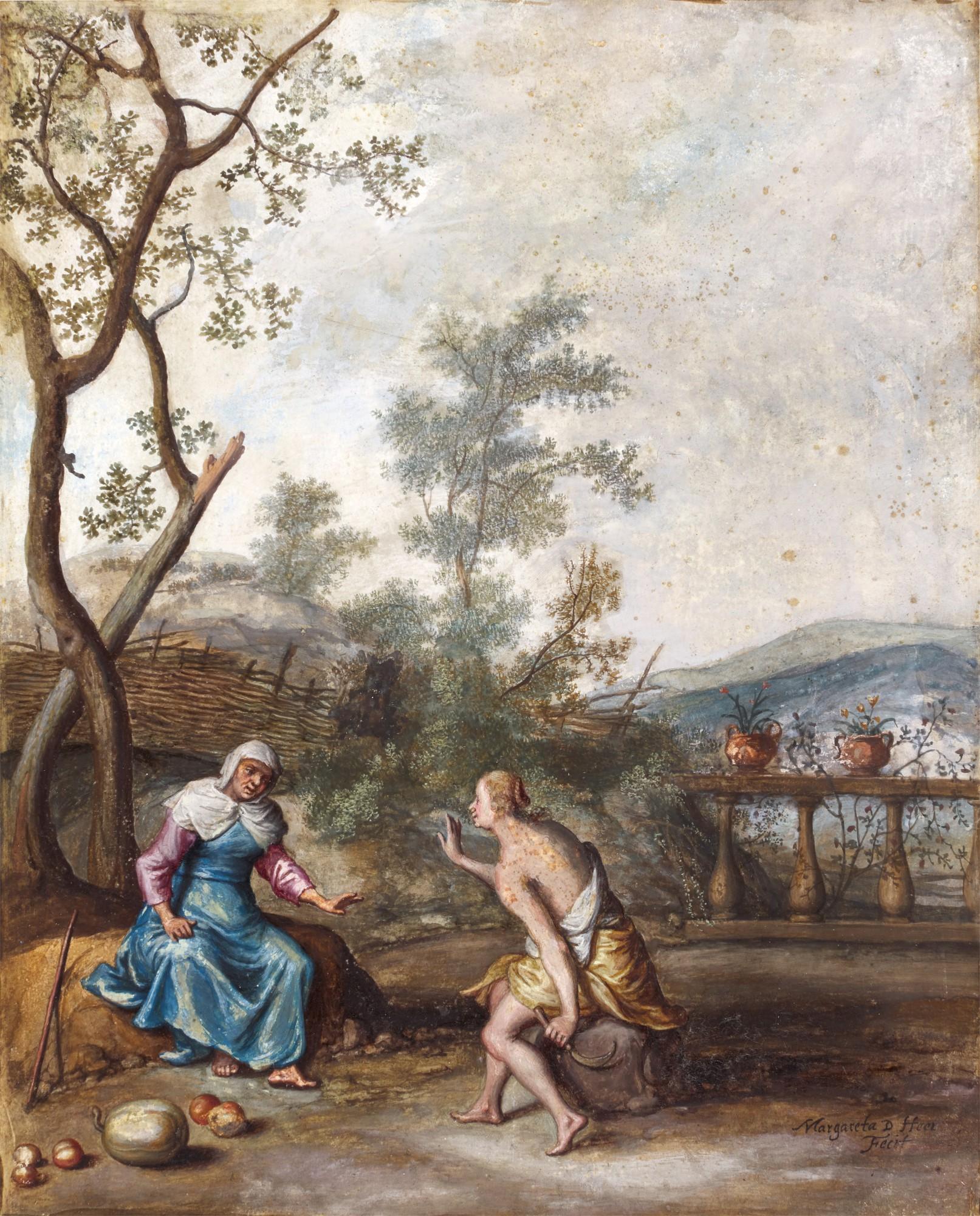 Margareta de Heer - Vertumnus and Pomona