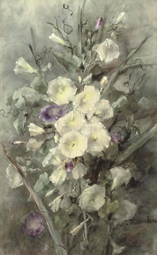 Margaretha Roosenboom - Purple and white field bindweed