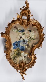 Margarethe Hormuth-Kallmorgen - Strauß mit blauen und weißen Anemonen.