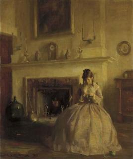 Marguerite Stuber Pearson - Girl Knitting