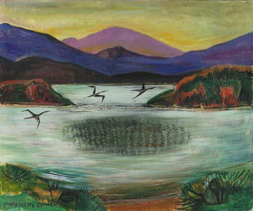 Marguerite Thompson Zorach - Autumn Sunset