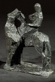Mari Andriessen - Two figures and a horse