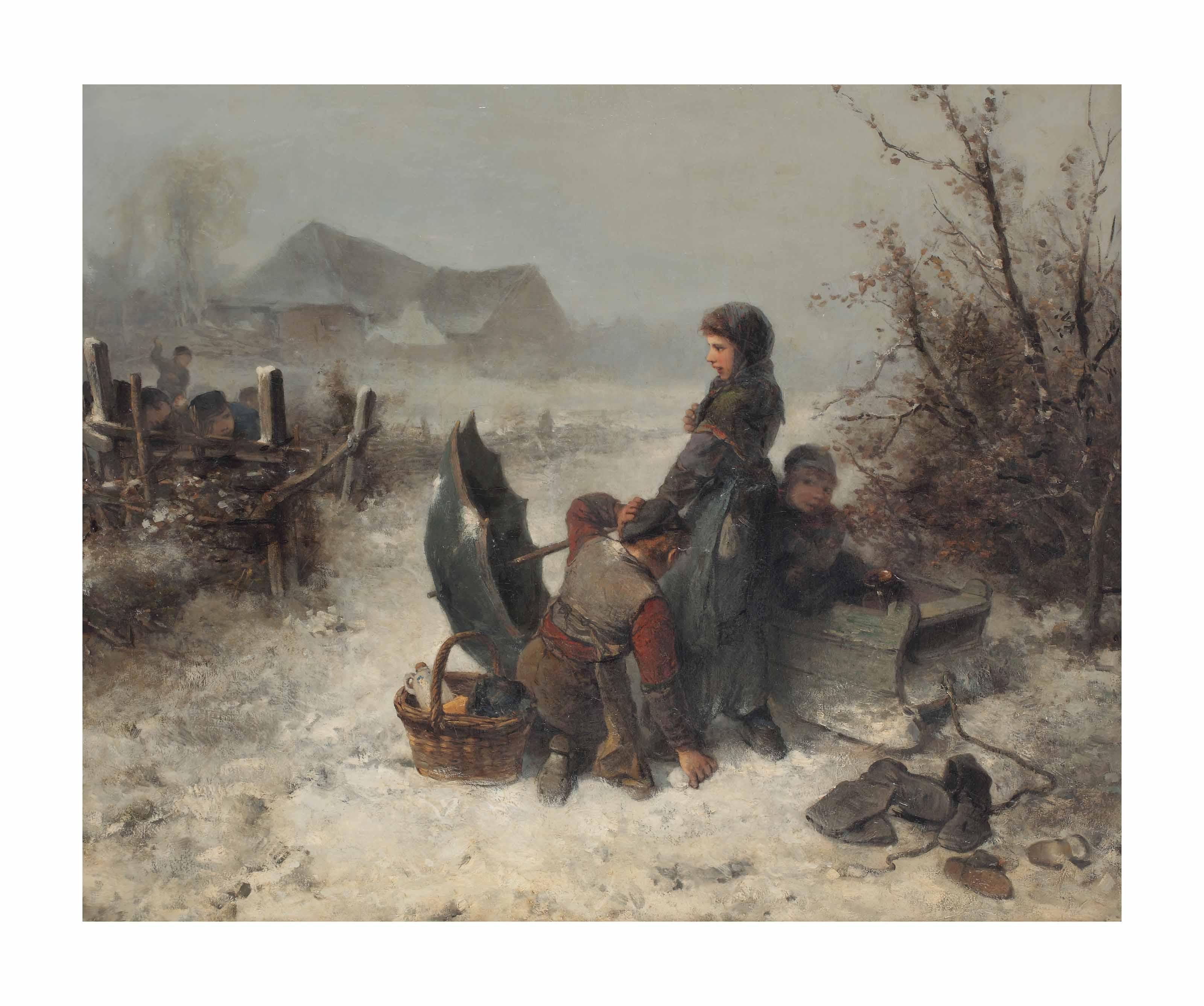 Mari Ten Kate - The snowball fight