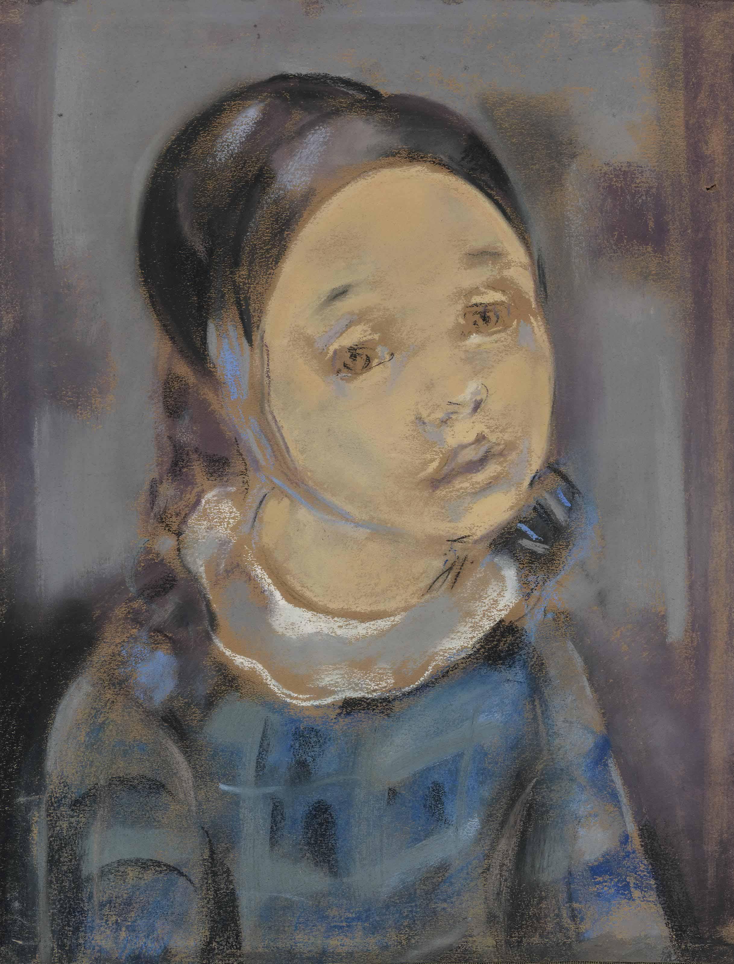 Maria Blanchard - Niña con manzana