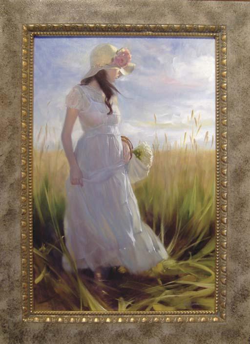 Maria Boohtiyarova - Walking in fields of gold