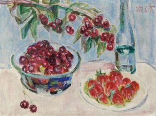 Maria Caspar-Filser - Kirschen und Erdbeeren
