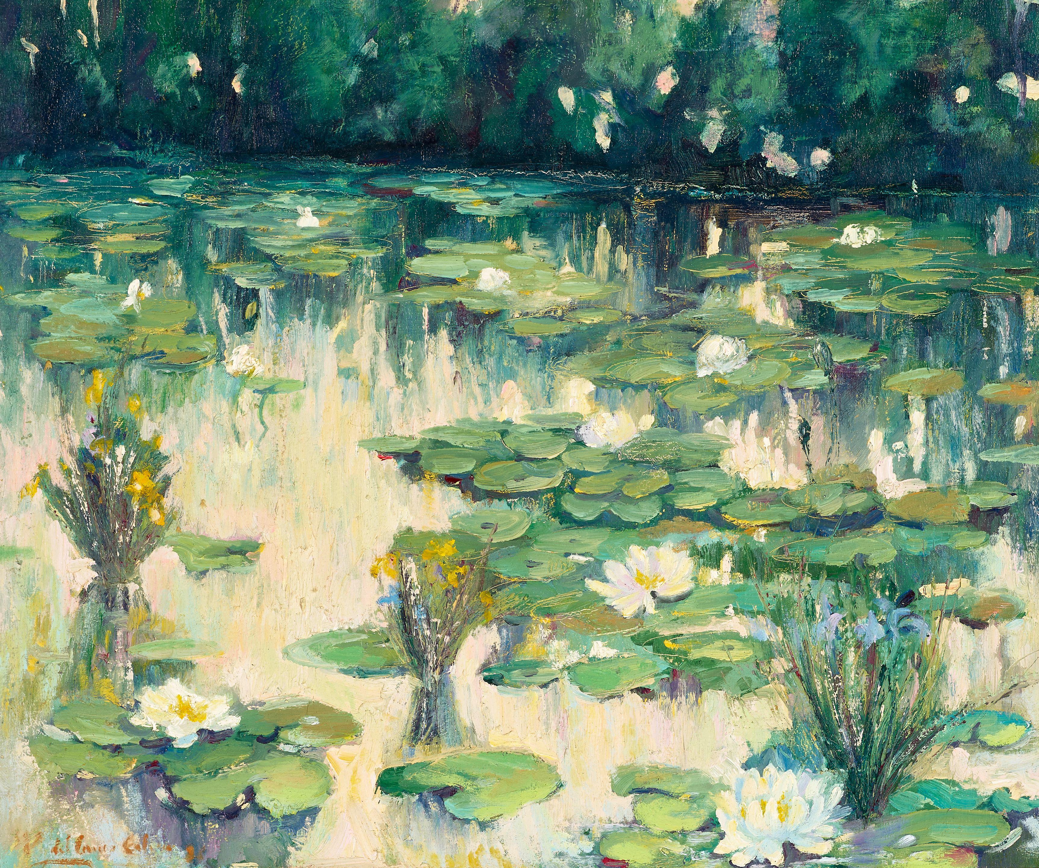 Maria Del Carmen Calvo - Floating lily pads