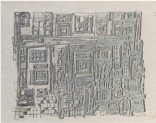 Maria-Elena Vieira da Silva - Le Labyrinthe (Rivière 34)