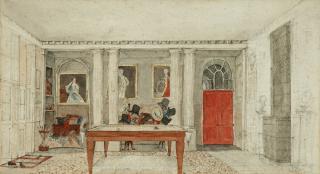 Maria Elisabeth Augusta Cartwright - Billiard room at Aynhoe Park