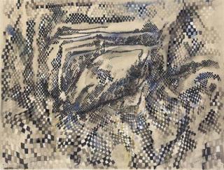 Maria-Helena Vieira da Silva - Composition Aux Damiers Bleus