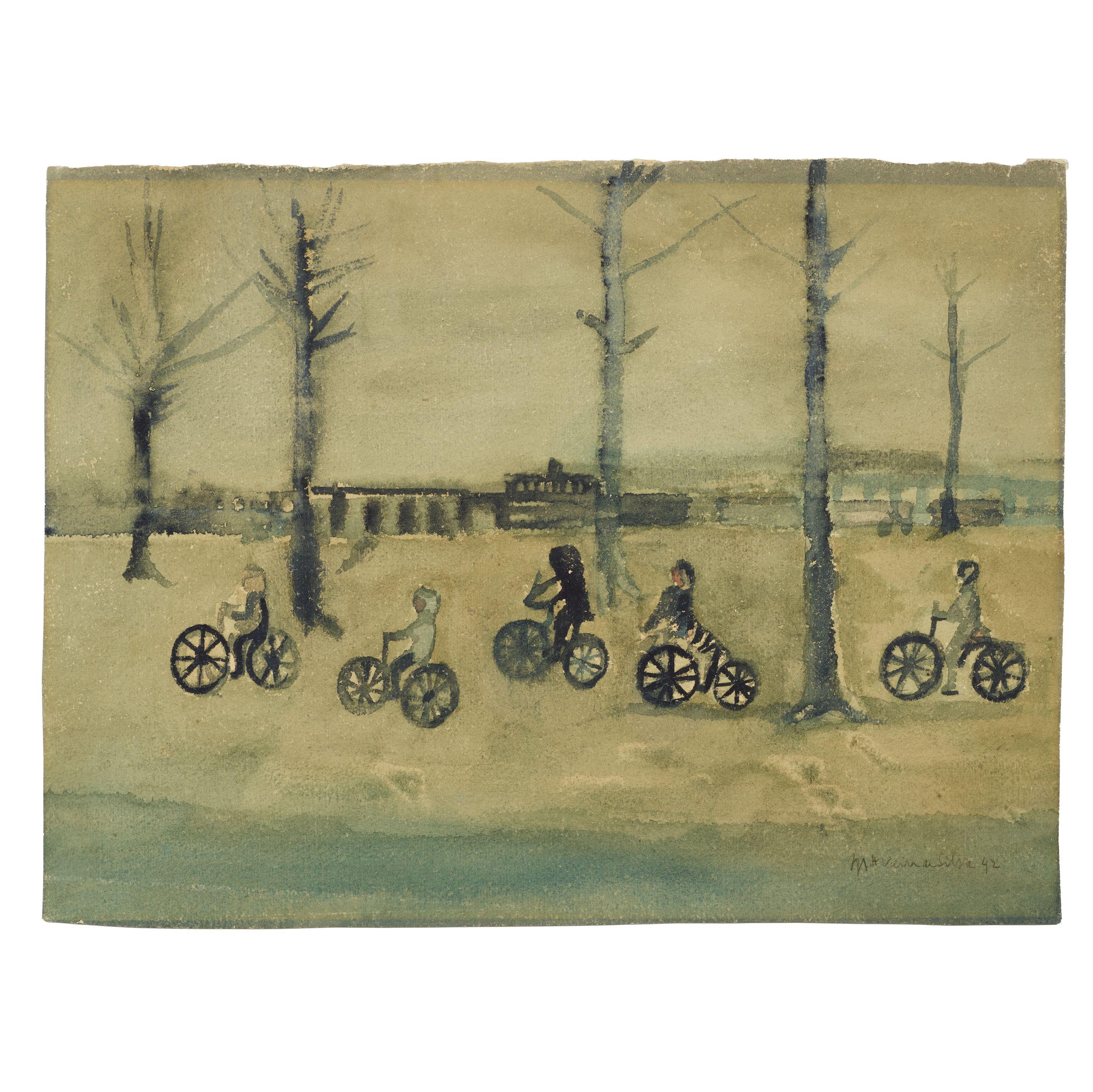 Maria-Helena Vieira Da Silva - Cyclists, 1942