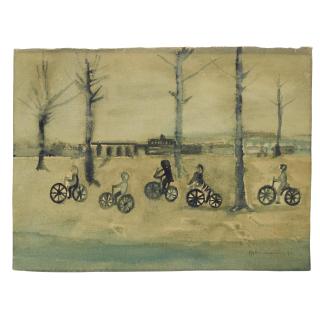 Maria-Helena Vieira Da Silva - Cyclists, 1942