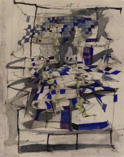 Maria Helena Vieira da Silva - Danseuses bleues (Danse II)