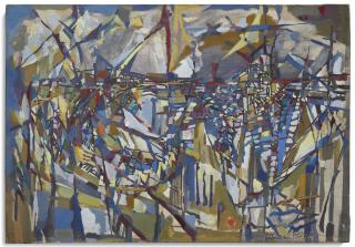 Maria-Helena Vieira Da Silva - La mer et les pierres