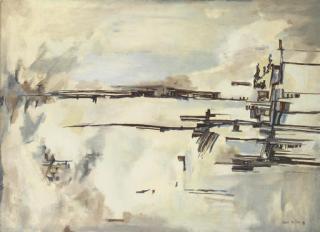 Maria Helena Vieira Da Silva - Les digues inondées