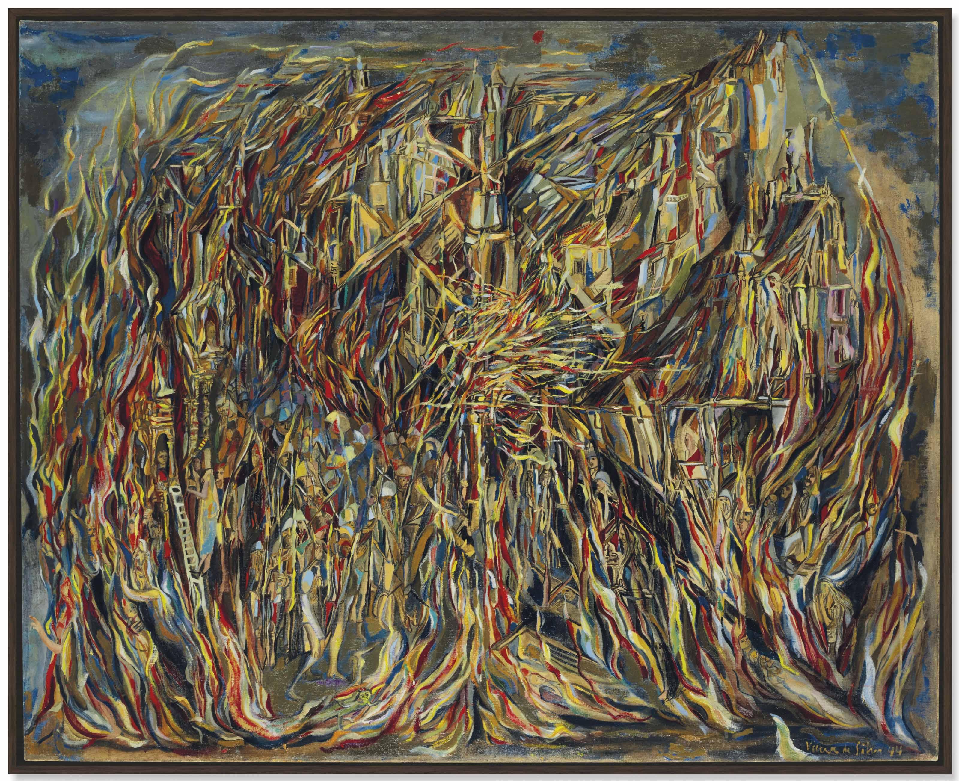 Maria Helena Vieira Da Silva - L\'Incendie I (The Fire I)