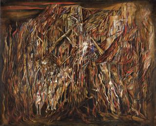 Maria Helena Vieira Da Silva - L’Incendie Ii Ou Le Feu (The Burning Ii Or The Fire)