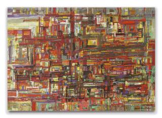 Maria Helena Vieira Da Silva - Red Houses