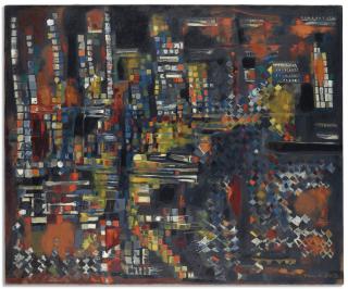 Maria Helena Vieira Da Silva - Rouge et jaune