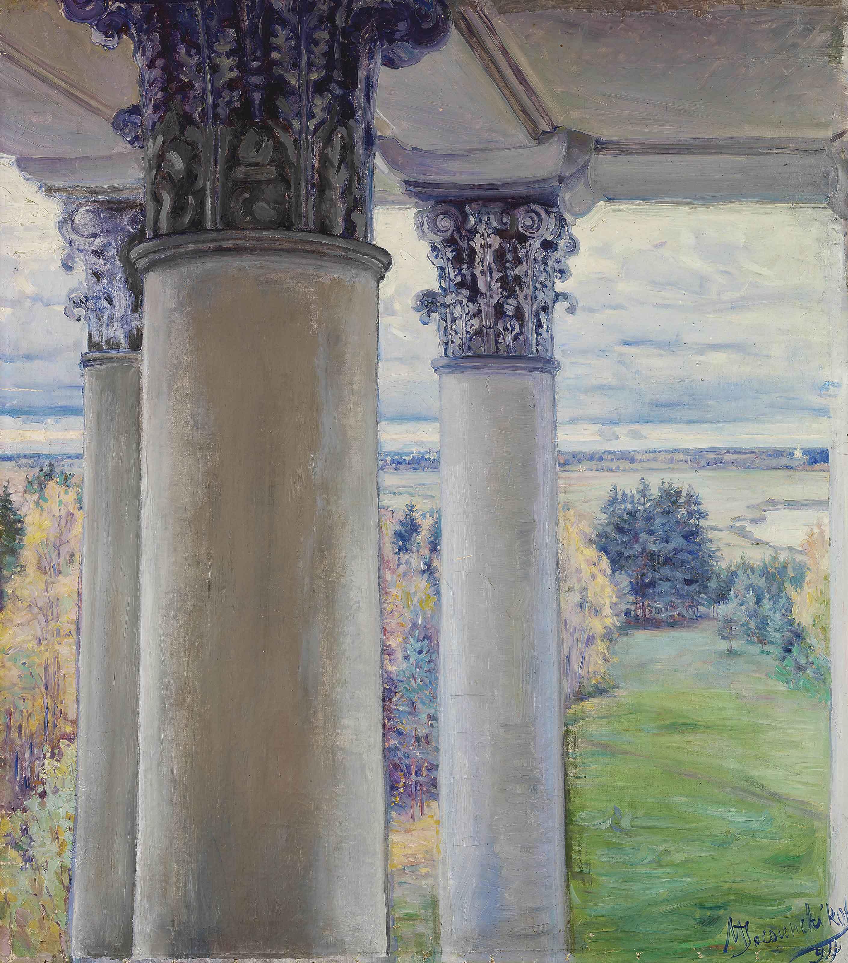 Maria Iakunchikova - From a window of the old house, Vvedenskoe