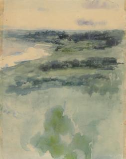 Maria Iakunchikova - Landscape With The Moskva River In The Background; And Autumn Sunset