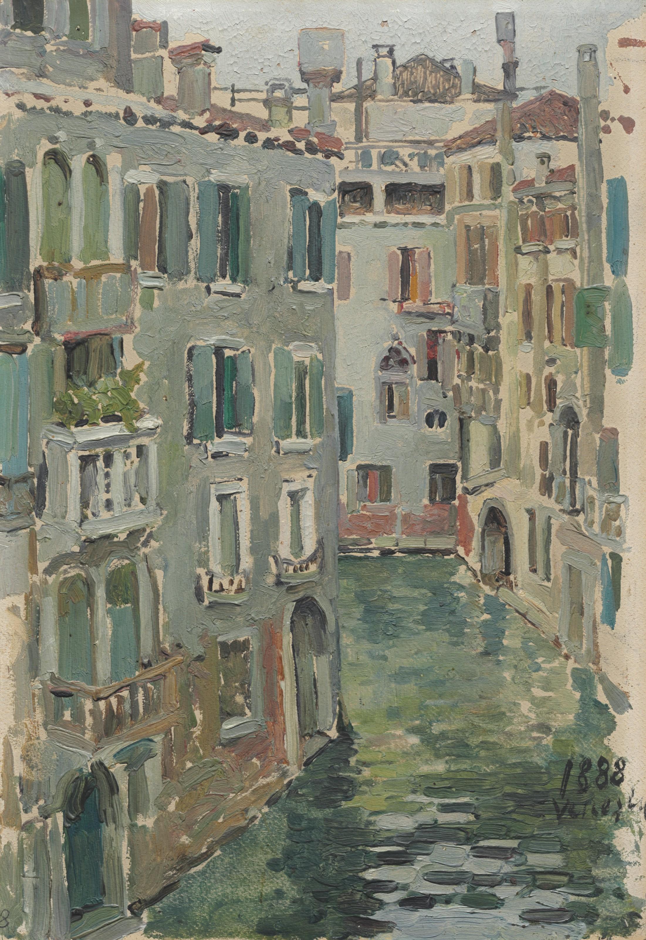 Maria Iakunchikova - Venice; And Canal At Night