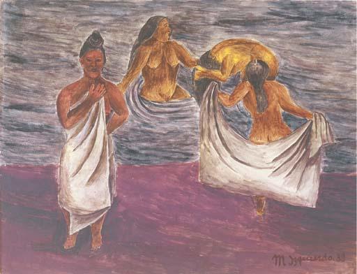 Maria Izquierdo - Bañistas