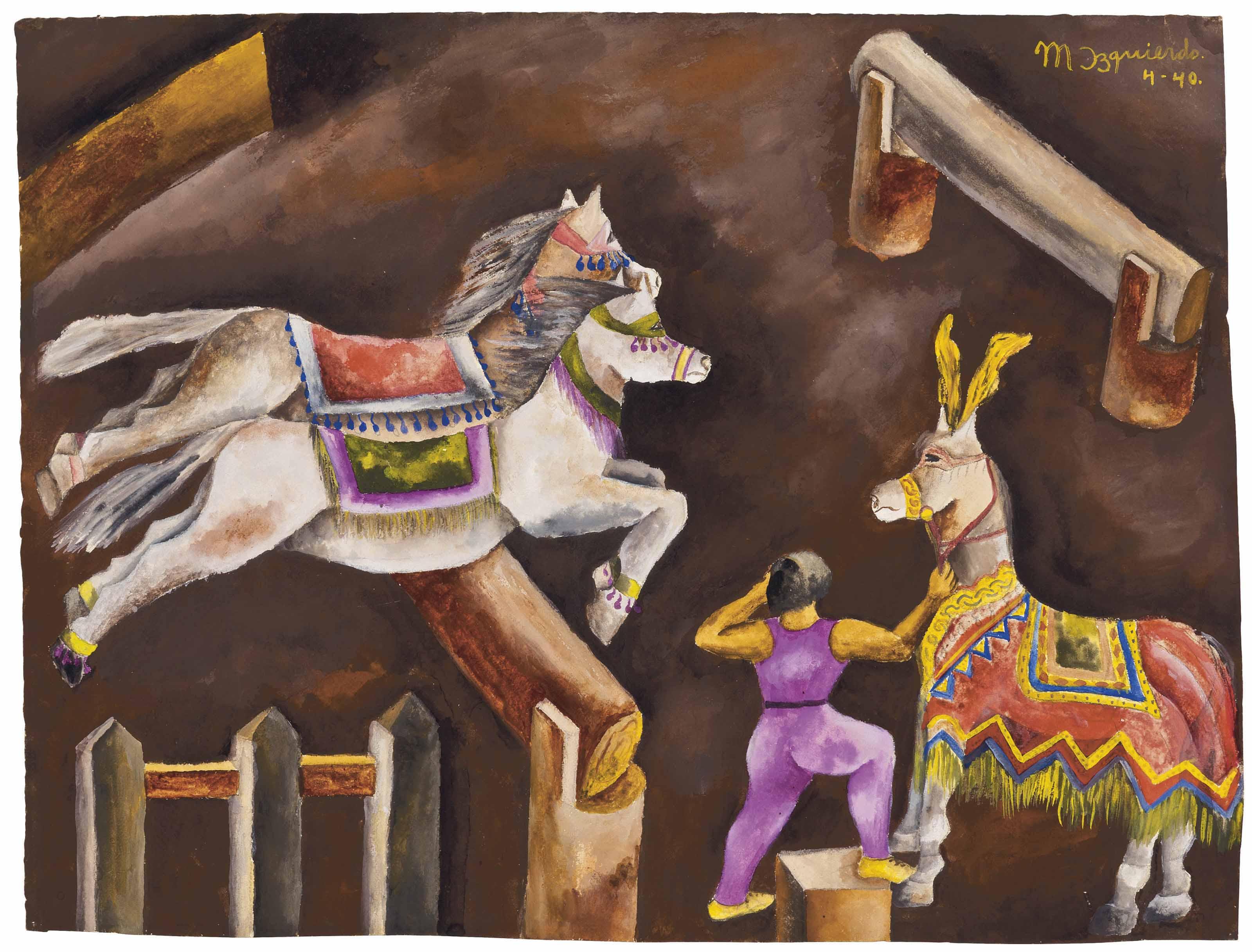 María Izquierdo - Caballitos del circo